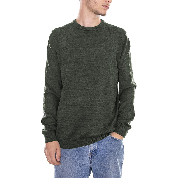 Alex Crew Nneck Noos Knit - Grape Leaf - Maglione Girocollo Uomo Verde 22006793-Grape Leaf  ONLY & SONS 
