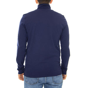 Polo Neck Ls Tee - Navy Blue - Maglietta Collo Alto Uomo Blu TS723V-Z99  LYLE & SCOTT 
