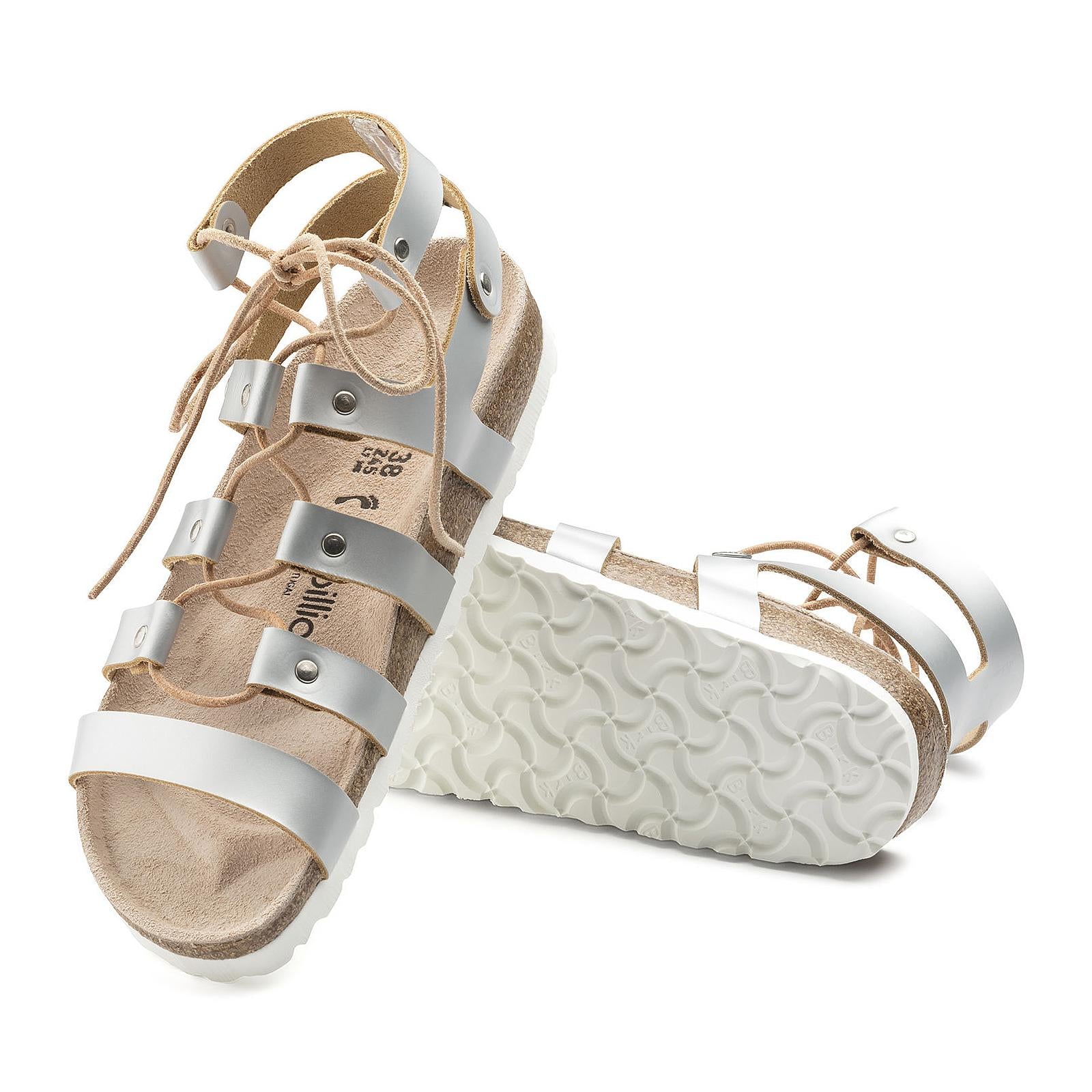 CLEO FROSTED METALLIC SILVER 1008939  BIRKENSTOCK 