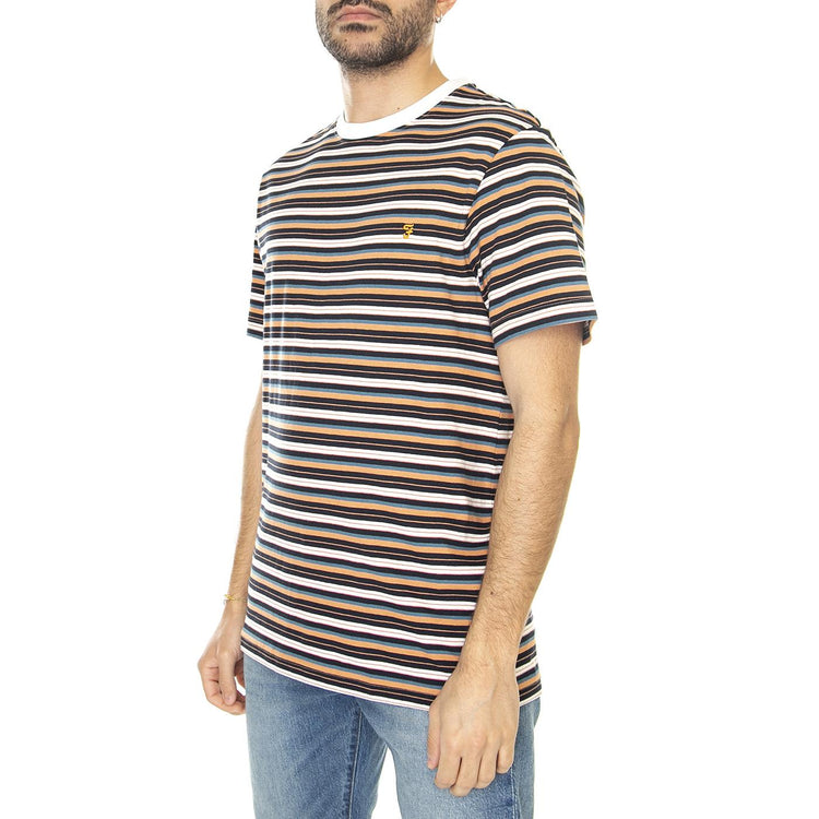 Zephir Multi Stripe SS Tee - Maglietta Girocollo Uomo Multicolore F4KSD008-814  FARAH 