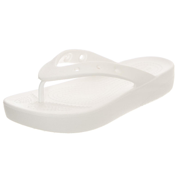W' Classic Platform Flip White - Sandali Donna Bianchi CR.207714-WHI  CROCS 