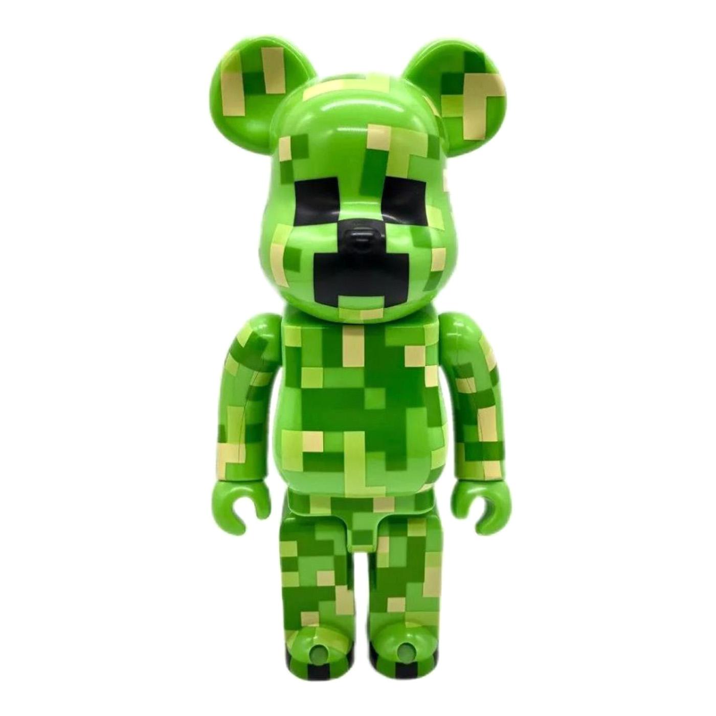 Medicom Minecraft Creeper Be@rbrick Green 400% - Toy Medicom Multicolore MDTMINECRAFT  MEDICOM TOY 