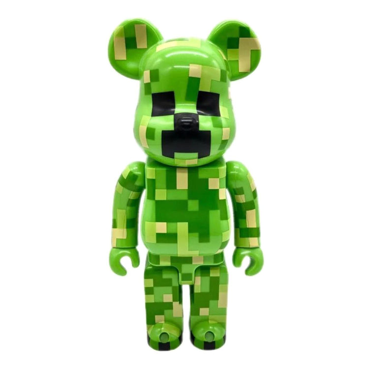 Medicom Minecraft Creeper Be@rbrick Green 400% - Toy Medicom Multicolore MDTMINECRAFT  MEDICOM TOY 
