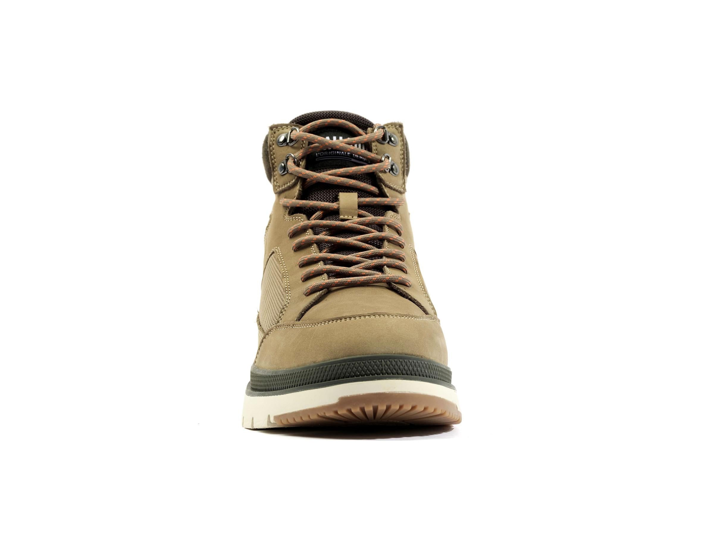 Pallasider Mid Cuff Dusky Green - Scarpe Stringate Profilo Alto Uomo Verdi PAS08878-377-M  PALLADIUM 