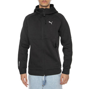 PUMA Tech Full-Zip Hoodie DK PUMA Black - Felpa Puma Nera 629674-01  PUMA 