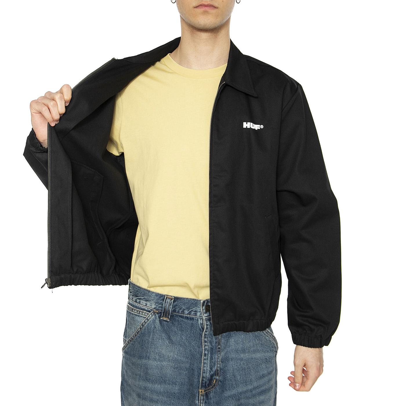 Stax Jacket Black - Giacca Uomo Nera JK00460-BLACK  HUF 