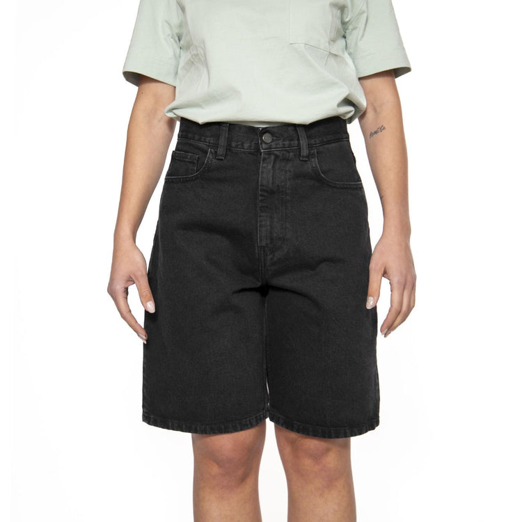 W' Brandon Short Black - Bermuda Donna Neri I031919.8906  CARHARTT WIP 