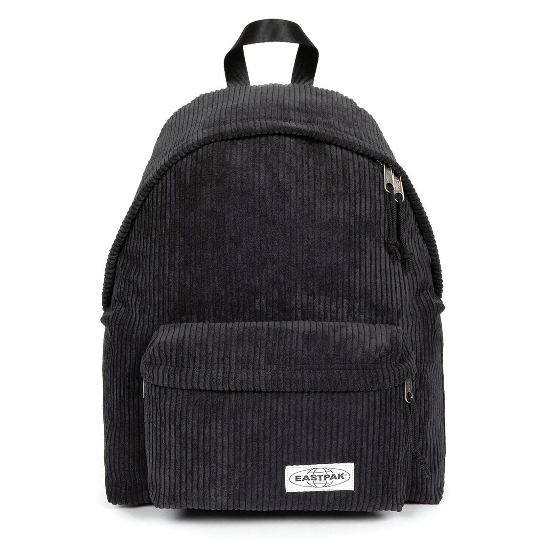 Padded Large Softrib Black - Zaino in Velluto Nero EK0A5BC3U821  EASTPAK 