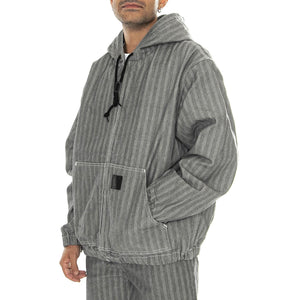 Menard Jacket Grey rinsed - Giacca Uomo Grigia I033574.9102  CARHARTT WIP 