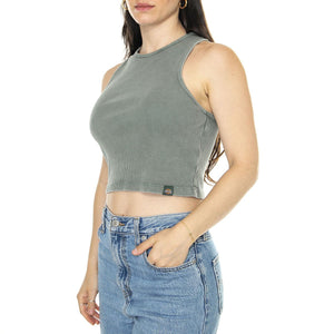 Newington Vest W Double Dye / Acid Fr - Canottiera Donna Verde DK0A4YY7H661  DICKIES 