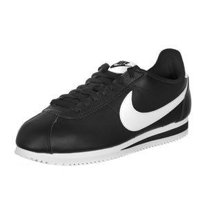 NIKE CLASSIC CORTEZ LEATHER BLACK/WHITE-WHITE 93654_4  NIKE 
