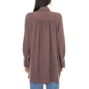 W' Jenny Deep Mauve - Camicia Donna Bordeaux 330846-436  ELVINE 