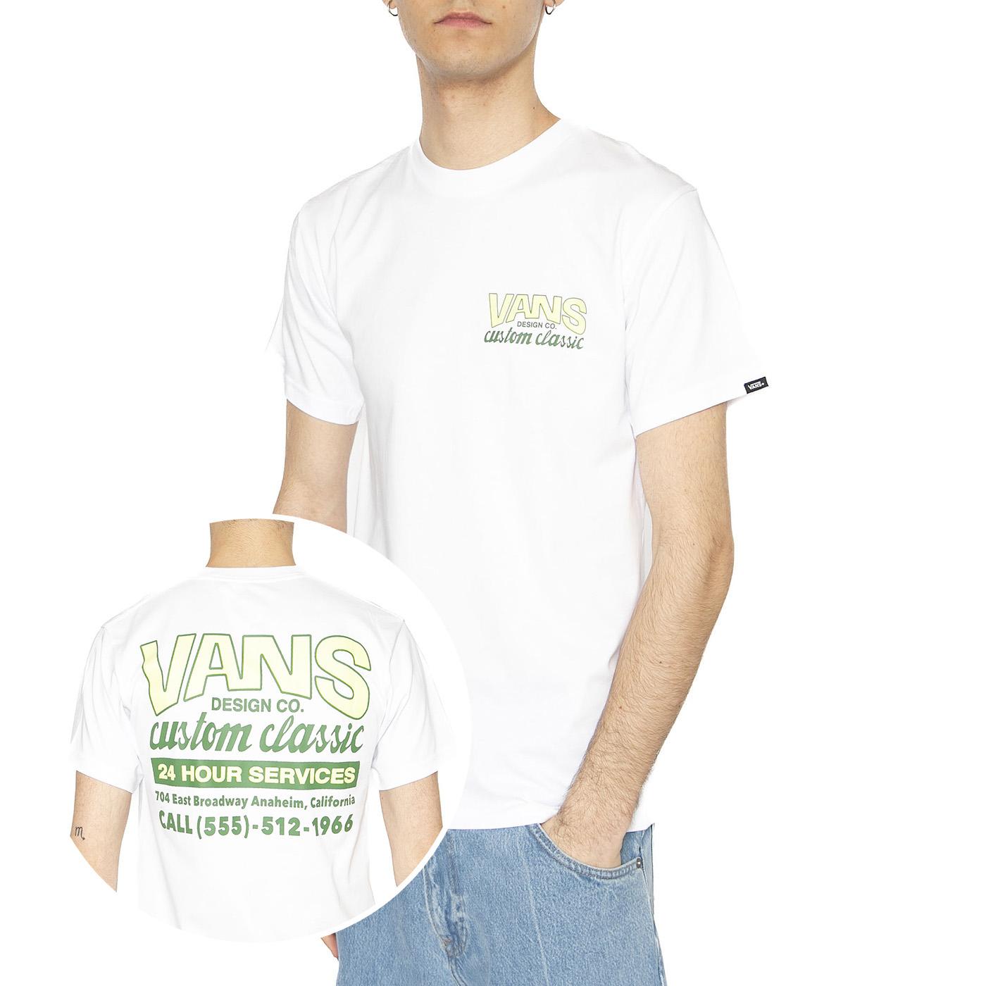 Shop Front SS White - Maglietta Girocollo Uomo Bianca VN000M60WHT1  VANS 