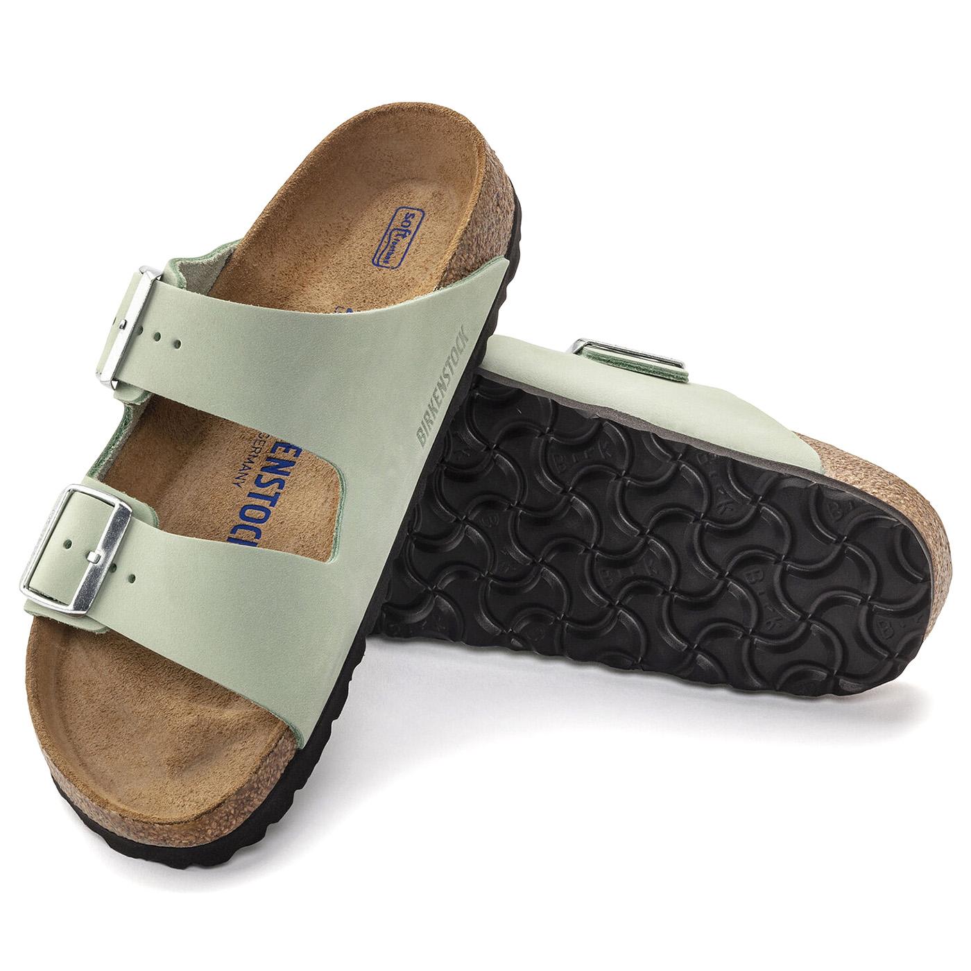 Arizona SFB Matcha Nubuck Leather - Sandali Donna Verdi 1024213  BIRKENSTOCK 