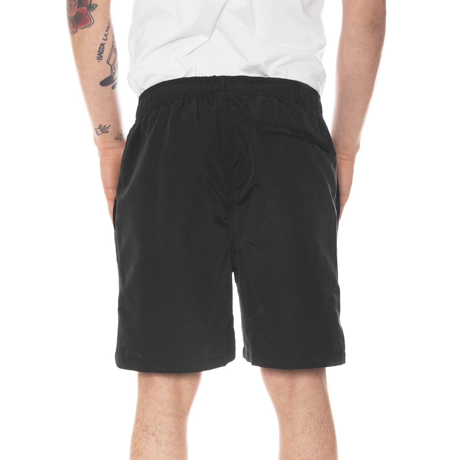 STOCK ELASTIC WAIST SHORT II BLACK 113093-BLACK  STUSSY 