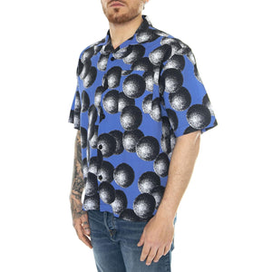 Dots Shirt SS Blue - Camicia Maniche Corte Uomo Blu I033383.01.67.  EDWIN 