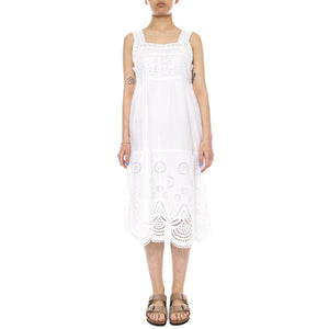 DRESSES WHITE - Abito Donna Lungo Bianco 4.75.051.10 100 MD'M 