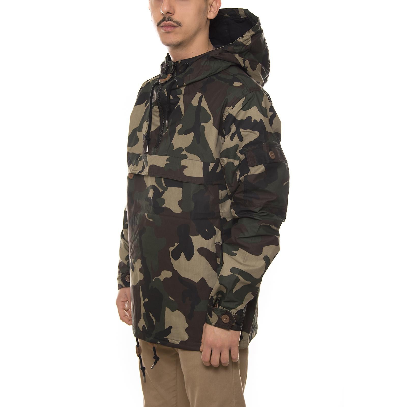 POLLARD ZIP PULLOVER JACKET CAMOUFLAGE 07-200265-CF  DICKIES 