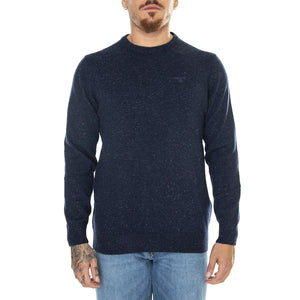 M's Essential Tisbury Crew Navy - Maglione Girocollo Uomo Blu MKN0844-NY91-FW23  BARBOUR 