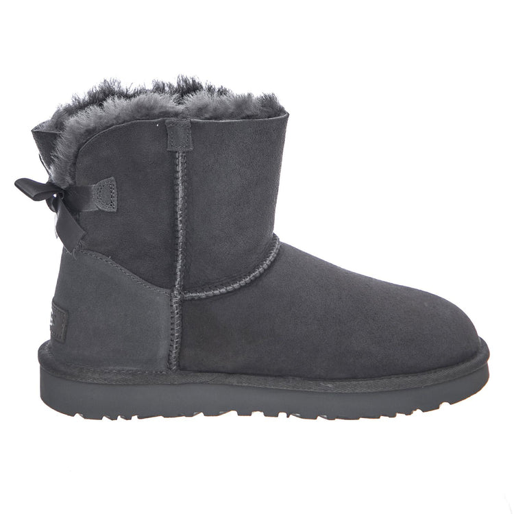 Mini Bailey Bow II - Grey - Stivaletti alla Caviglia Donna Grigi UGSBLBOWMGY1016501W  UGG 