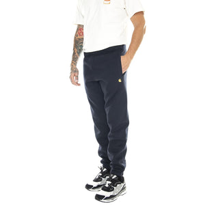 Chase Sweat Pant Dark Navy / Gold - Pantaloni Uomo Blu I028284.00HXX  CARHARTT WIP 