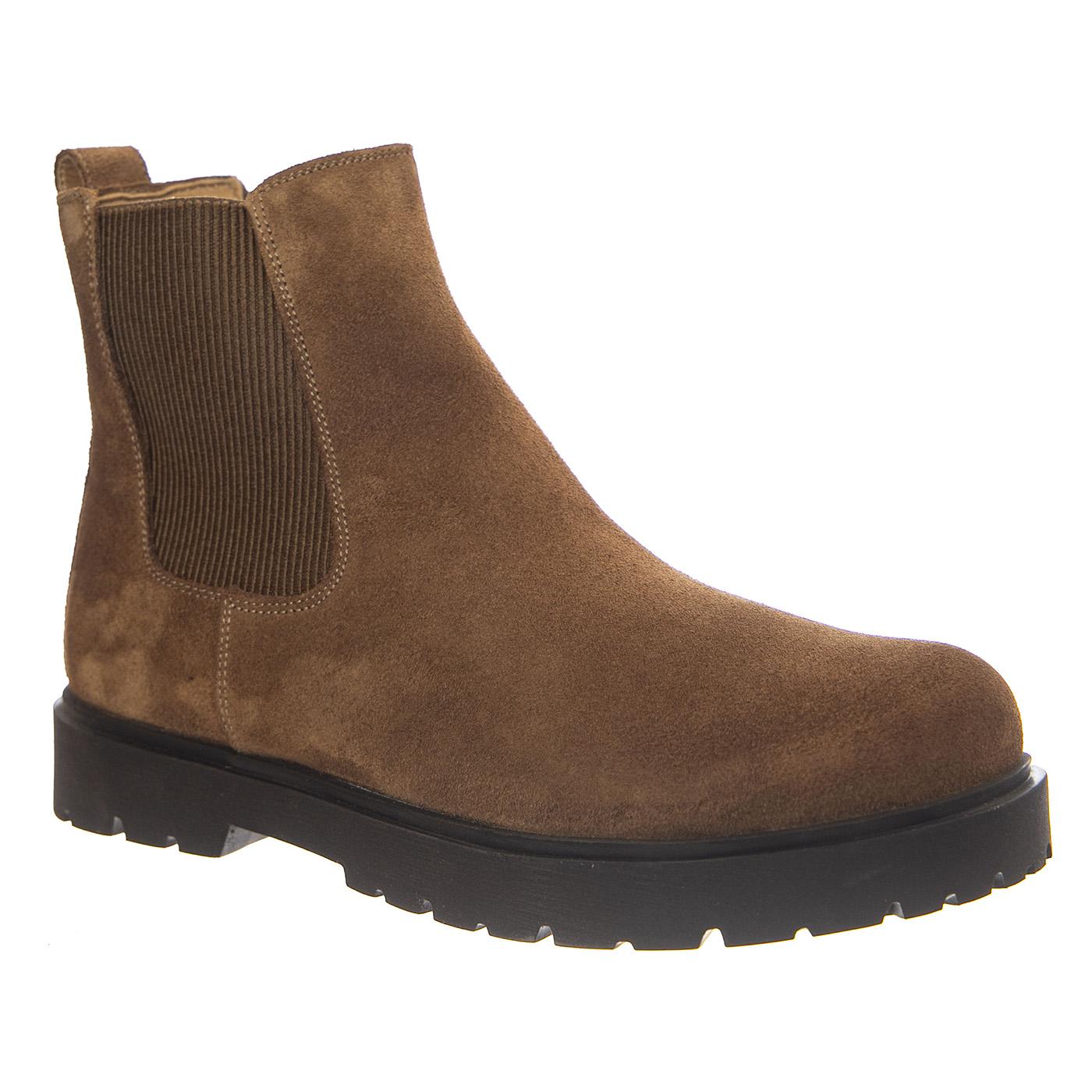 Highwood Slip On Mid N Dark Tea, Suede Leather - Stivaletti Uomo Marroni Birkenstock 1030115 . BIRKENSTOCK 