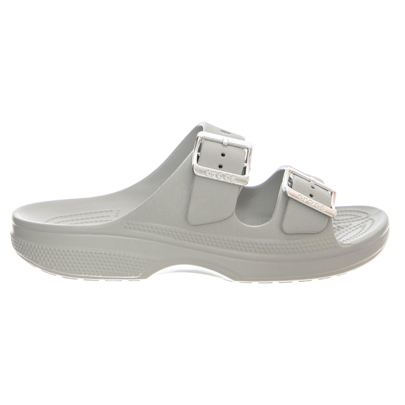 Saturday Metallic Buckle Sndl Grey - Sandali Donna Grigi CR.213316 ATMO CROCS 