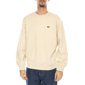 The Original HM Crew Fog French Terry Neutral - Felpa Girocollo Uomo Beige 35909-0057 . LEVIS 