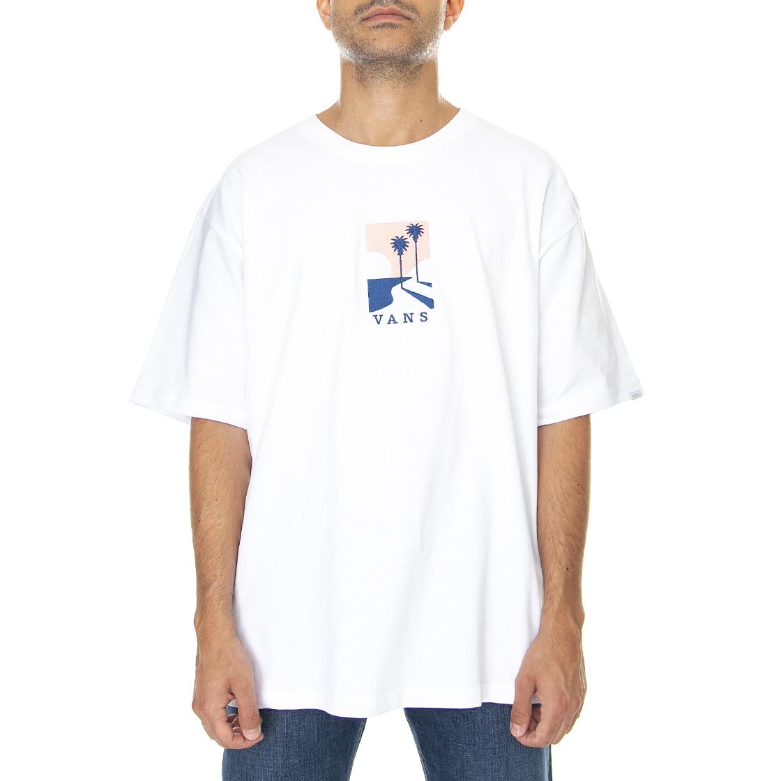 Staycay - Maglietta Girocollo Uomo Bianca VN0A7PL2WHT1  VANS 