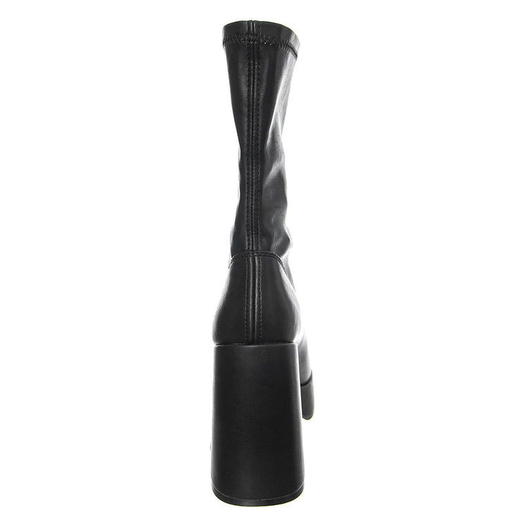 Hidden Black Stretch Pu - Stivali Donna Neri WSSHIDDEN-BLK . WINDSOR SMITH 