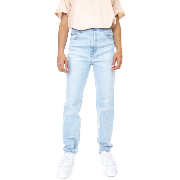 Womens 70S High Slim Straight Trainwreck Black Denim Jeans A0898-0011  LEVIS 