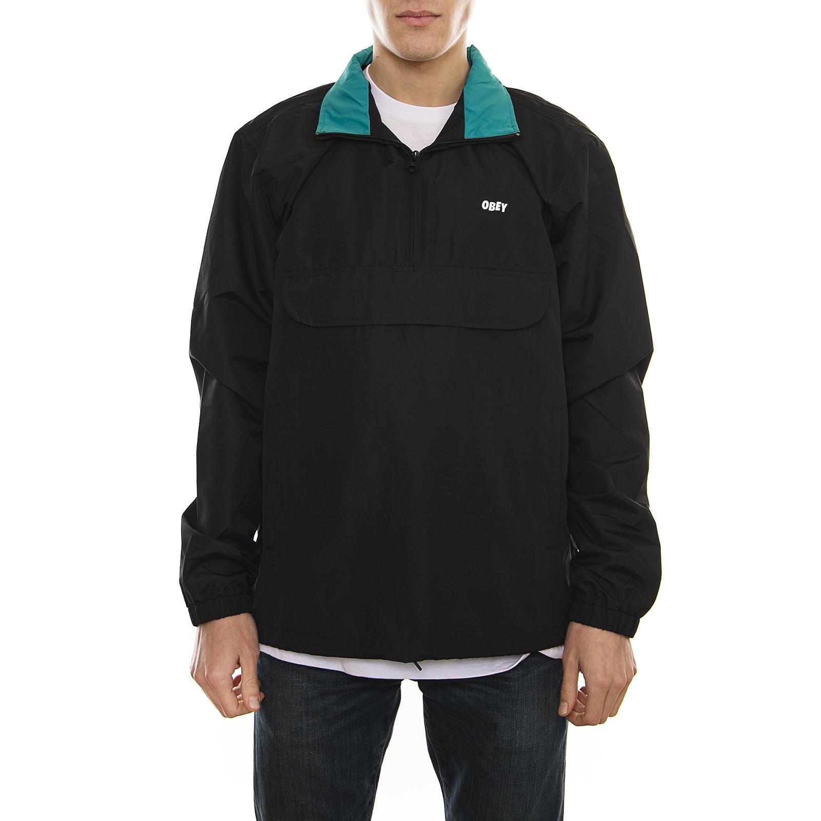 Runaround Jacket - Black - Giacca Leggera Uomo Nera 121800312-BLK  OBEY 