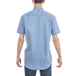 Aleksander Ss Shirt - Light Blue - Camicia Maniche Corte Uomo Blu 161590413-1001  MINIMUM 