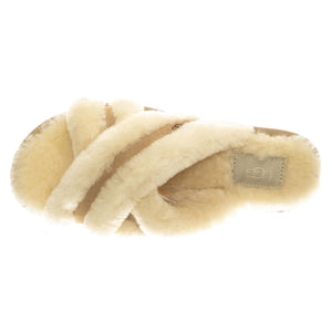 UGG W Scuffita Sand - Pantofole Donna in Pelle Scamosciata Beige 1123572W SAND UGG 