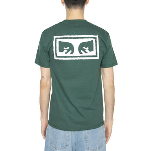 Obey Eyes 3 Tee Rain Forest - Maglietta Girocollo Uomo Verde 165261826-RFR  OBEY 