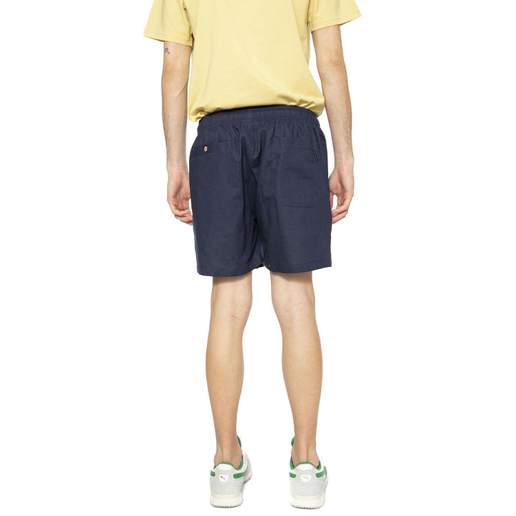 Navy Linen Shorts - Bermuda Uomo Blu 5002-01-5002-01  OAS 