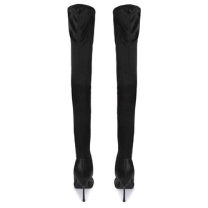 W' Barbican OTK Drench High Leg Black Boots - Stivali Donna Neri KG-BARBICANBLK  KURT GEIGER 