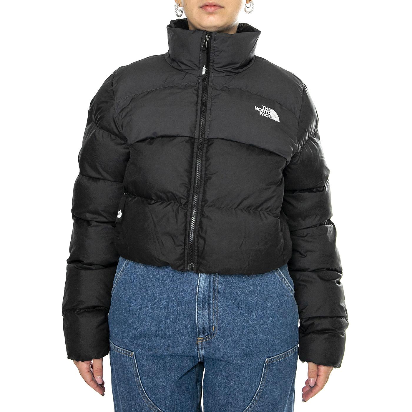W Cropped Saikuru TNF Black / Asphalt Grey - Giacca Donna Nera NF0A89JCKT01  THE NORTH FACE 