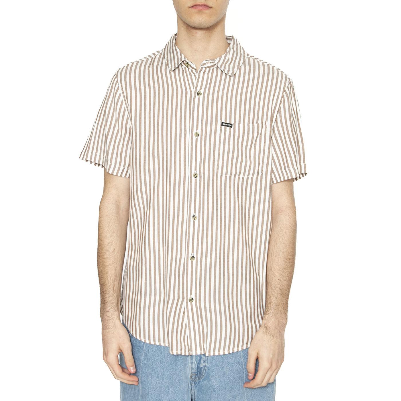 Charter HB Stripes S/S Woven - Camicia Maniche Corte Uomo Multicolore 01412-OFWBS  BRIXTON 