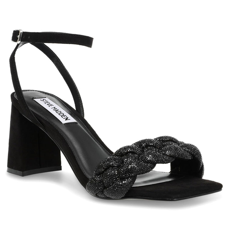 Lidia Black / Crystal - Sandali Donna Neri SMSLIDIA-BLK  STEVE MADDEN 