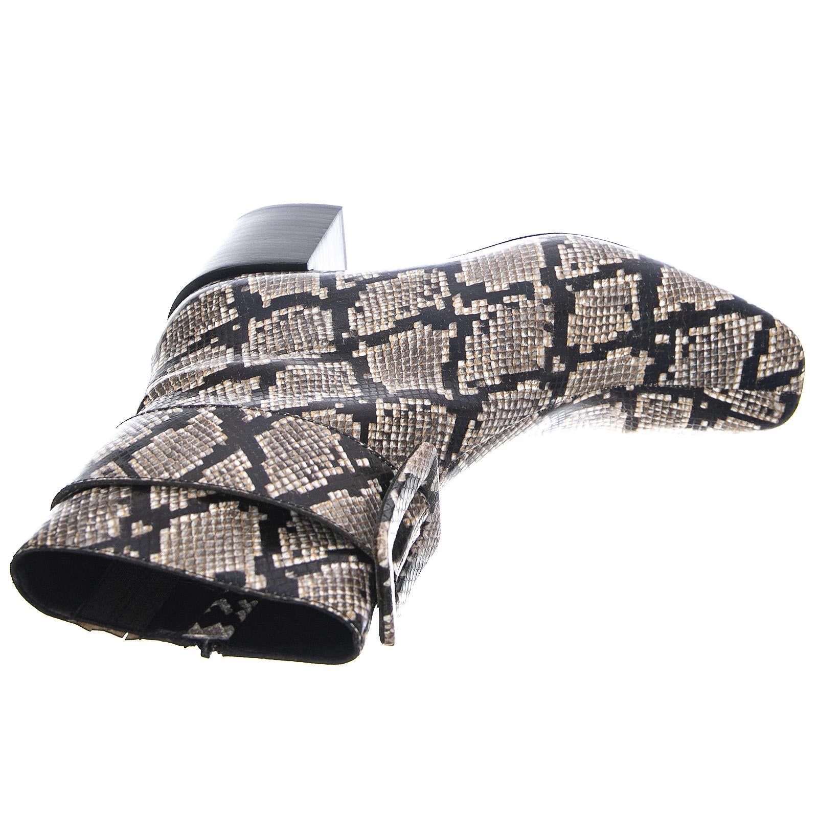  JC-721-2-8-SNAKE-BLK/GREY  JEFFREY CAMPBELL 