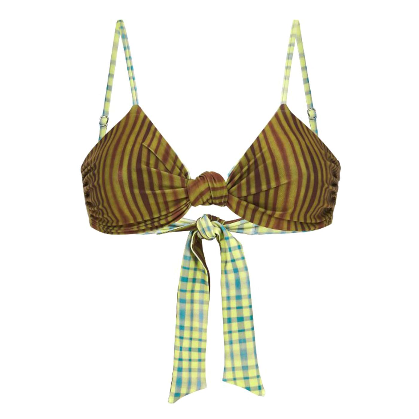 Tree Lines Onda Bikini Top Assorted - Top Costume da Bagno Donna Multicolore 6007-01-1-6007-01-1  OAS 