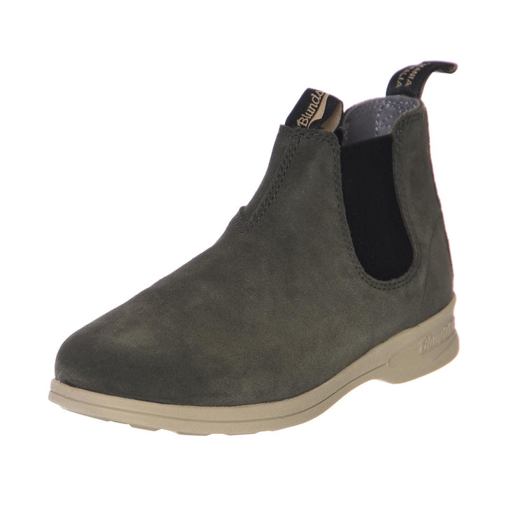 1396 ELBOOT FOREST GREEN SUEDE ELASTIC 116162_4  BLUNDSTONE 