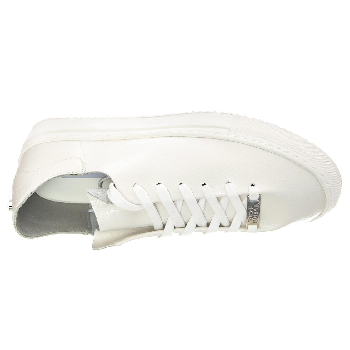 Dorey-Sm - Scarpe Stringate Profilo Basso Donna Bianche SMPDOREY-SM-WHT  STEVE MADDEN 