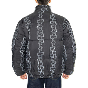 Benny Puffer Jacket Black Multi - Giacca Uomo Nera 121800507-BKM  OBEY 