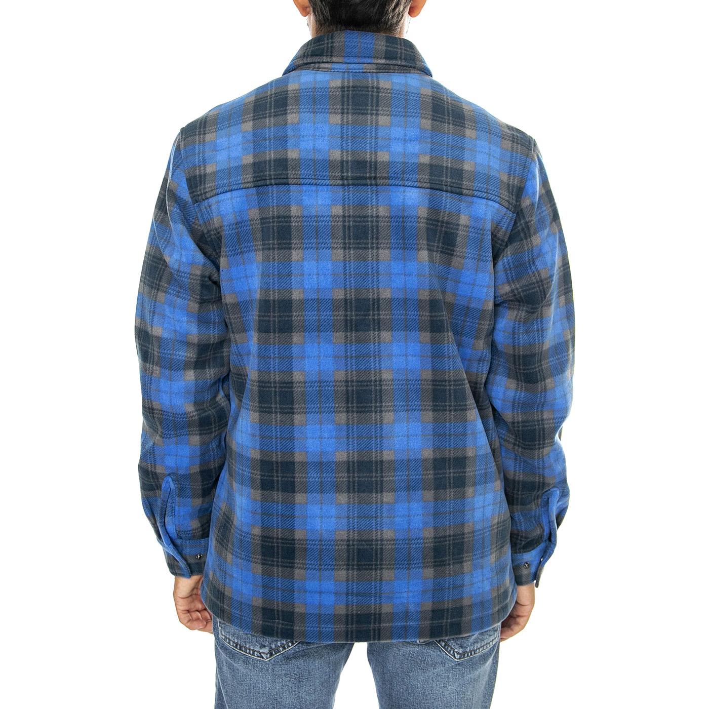 Checked Polar Fleece Vallarta Blue - Giacca Uomo Multicolore PFD0243-287  PENFIELD 