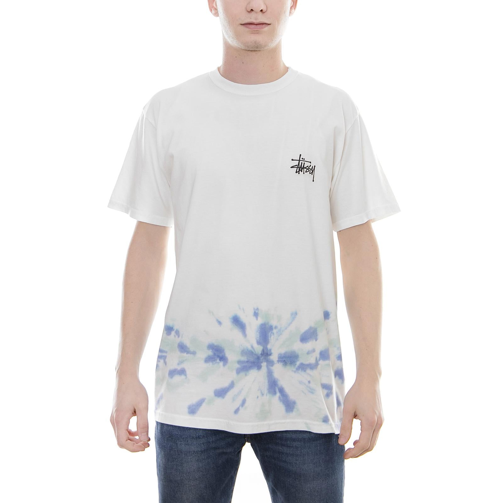 BASIC STUSSY TD TEE NATURAL/BLUE 1904251-NAT2 . STUSSY 