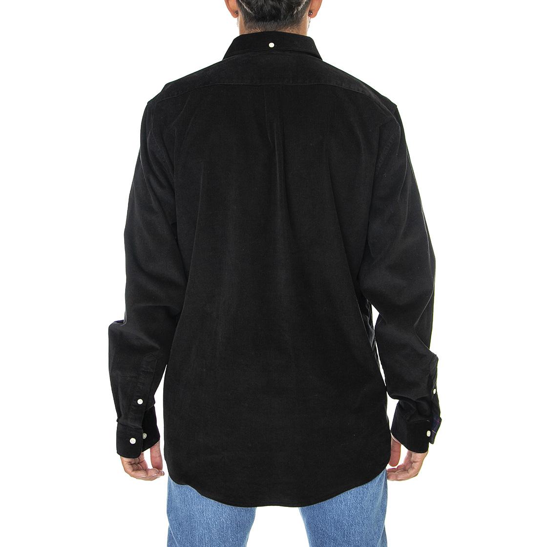 Ramsey Tailored Shirt Black - Camicia Uomo Nera 222MMSH5001-BK31  BARBOUR 