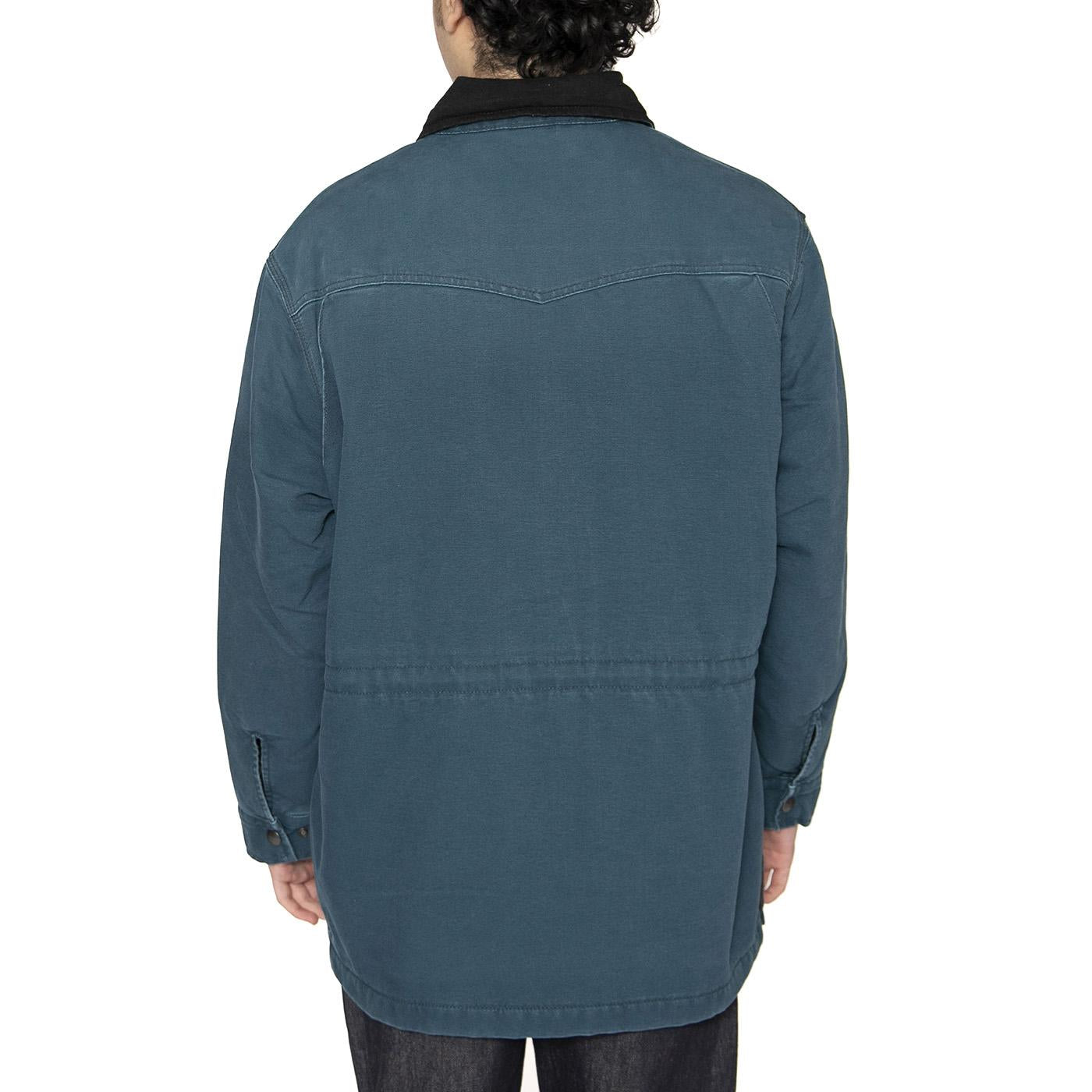 OG Santa Fe Coat Deep Lagoon / Black - Giacca Uomo Verde I034314.2NC4O  CARHARTT WIP 