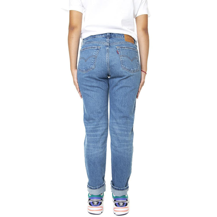 Low Pitch Straight Napa Moon - Pantaloni Denim Jeans Donna Blu A1559-0002  LEVIS 